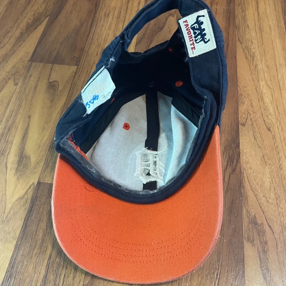 Fan Favorite Detroit Tigers Hat Kids Navy Blue Orange Adjustable Baseball Cap